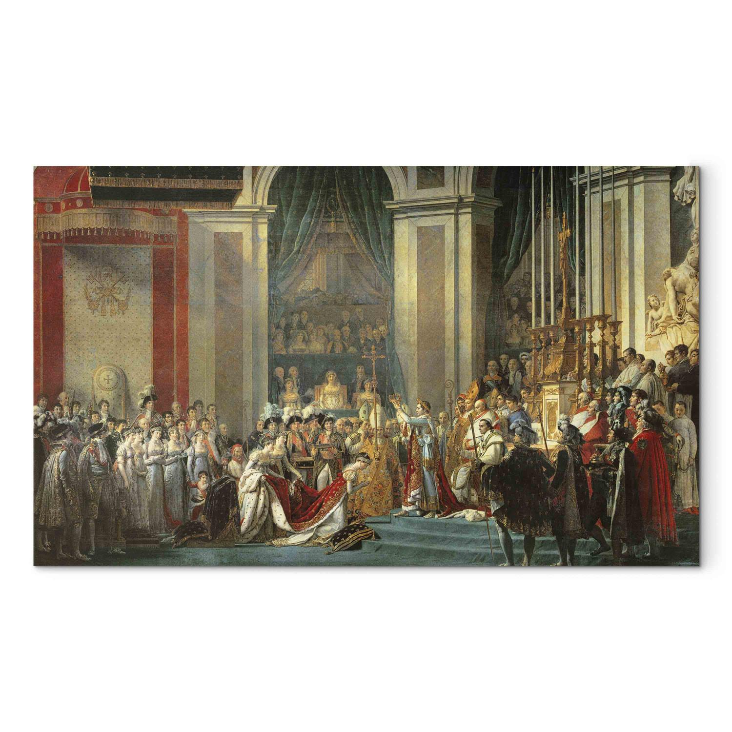 Canvas The Consecration of the Emperor Napoleon