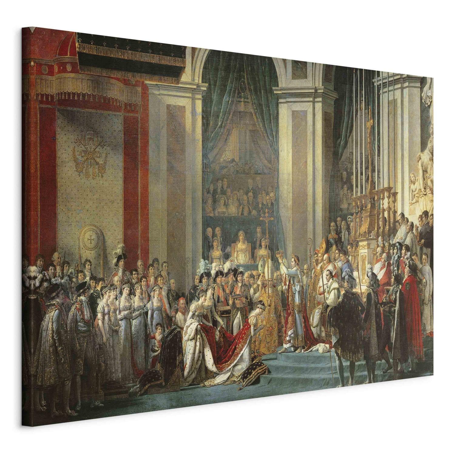 Canvas The Consecration of the Emperor Napoleon