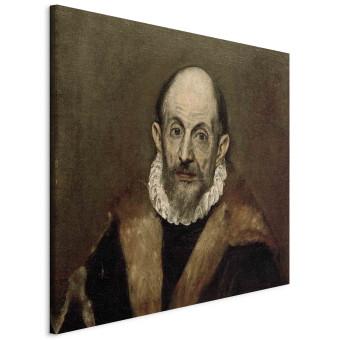Canvas Porträt eines älteren Mannes