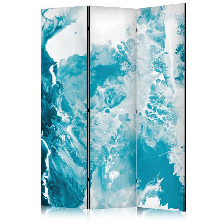 Room Divider Abstract Blue - Marble-Like Marine Colors [Room Dividers]