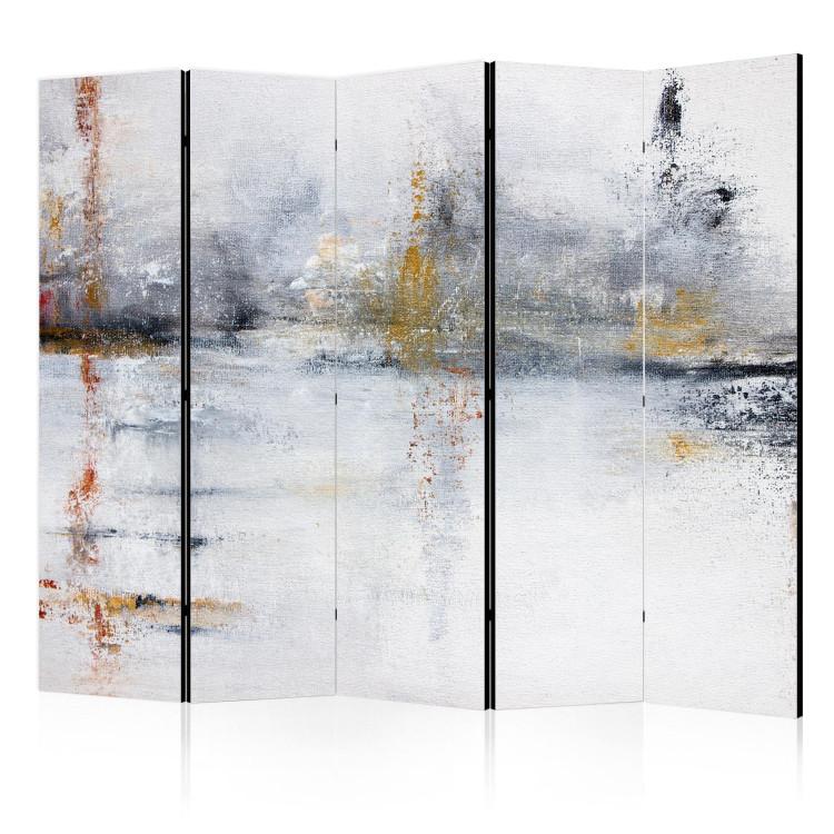 Room Divider Painting Abstraction - Composition in Shades of Gray II [Room Dividers]