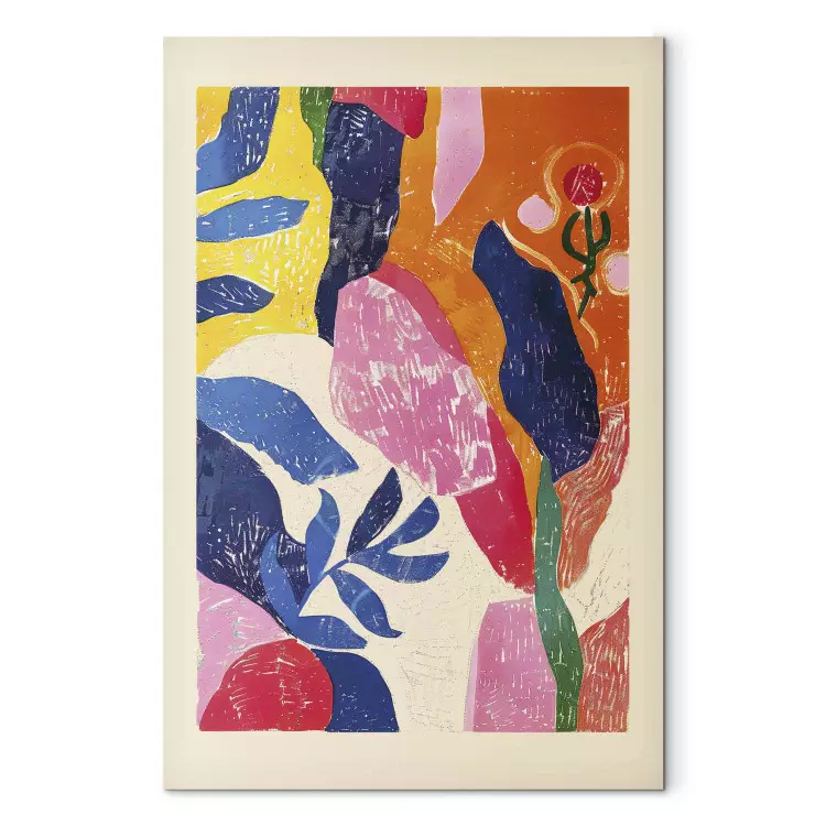 Colorful Abstraction - A Composition Inspired by the Work of Henri Matisse