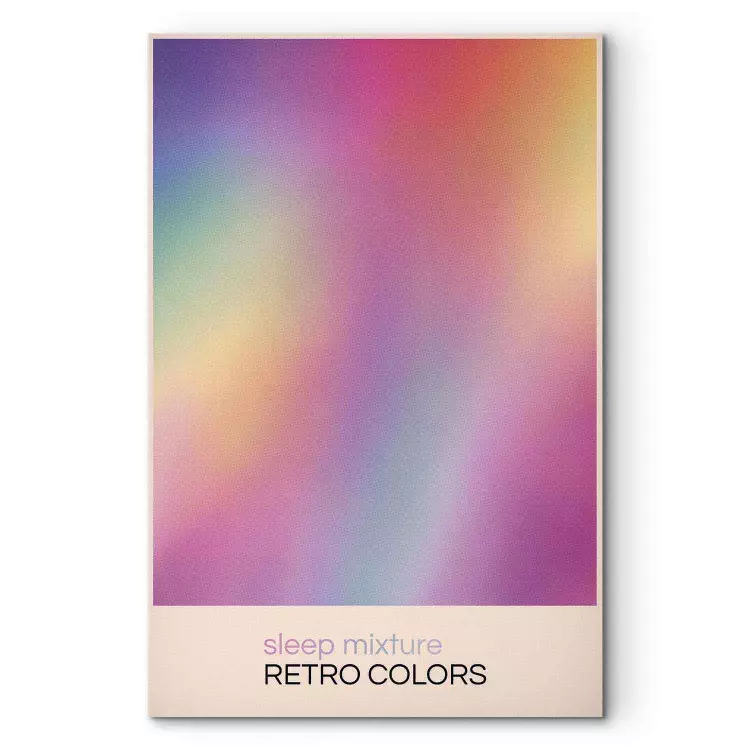 Colorful Dream - Abstract Gradient in Retro Style