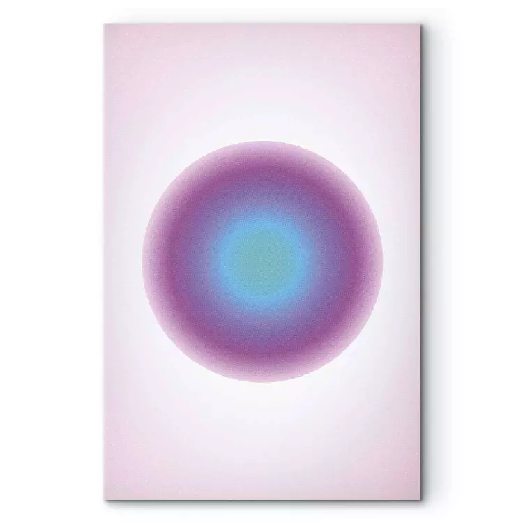 Color Pulse - Abstract Gradient in Circular Shape with Shades of Pink and Blue