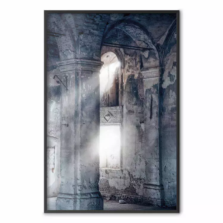 Sunbeam - Light Passing Through the Window in a Ruined Building