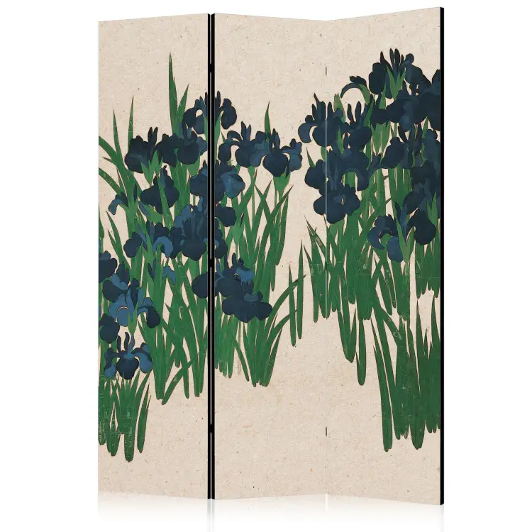 Kōrin Ogata - Blue irises on a light background