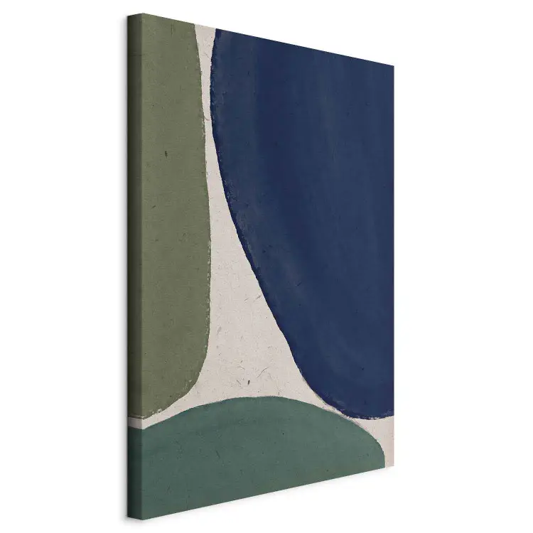 Colorful Blotches - organic shapes on a beige textured background
