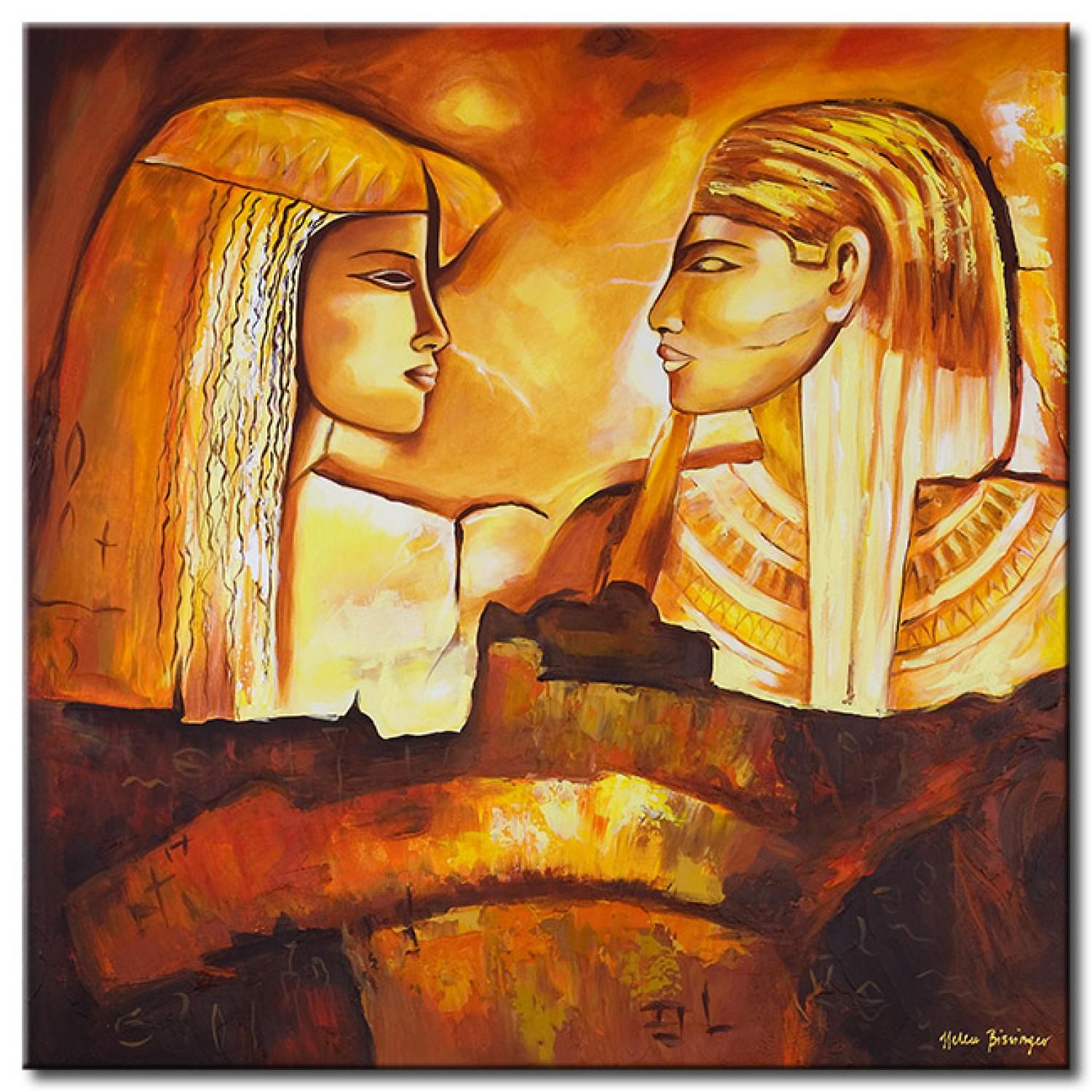 Canvas Egyptian couple