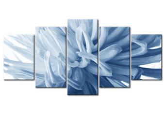 Canvas Blue dahlia