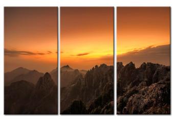 Canvas Mountain - sunset