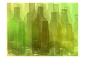 Wall Mural Green bottles