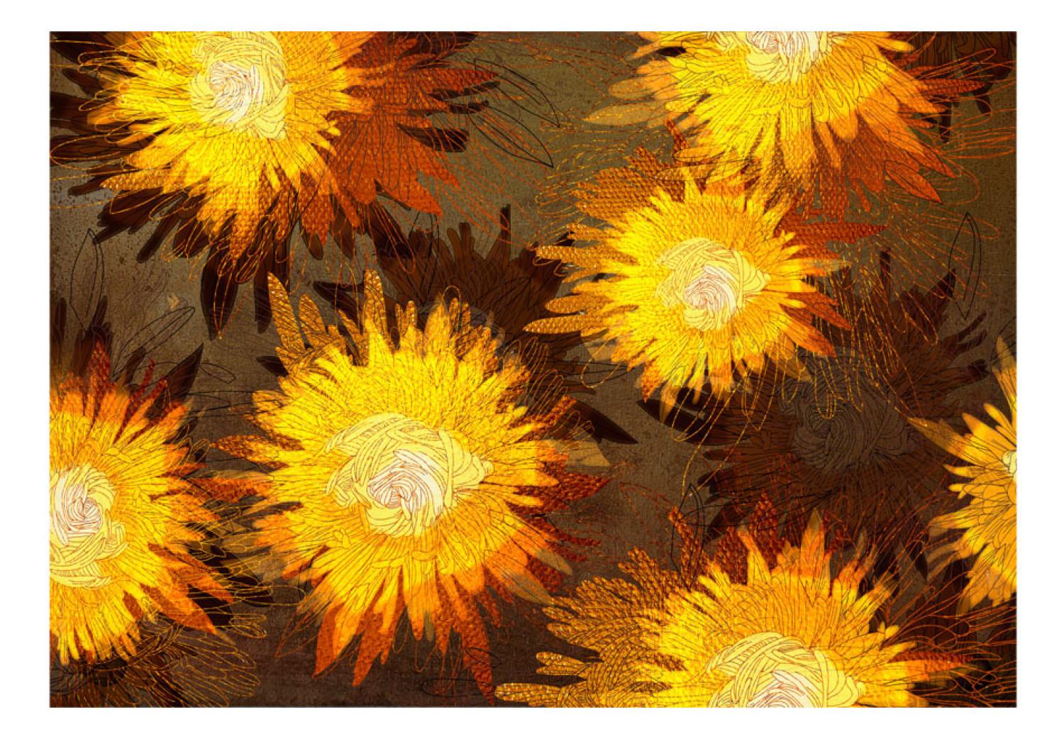 Wall Mural Sunflower dance