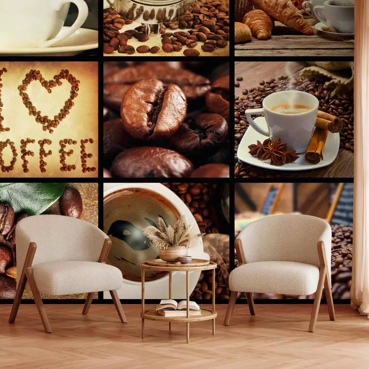 Wall Mural Coffee - Collage