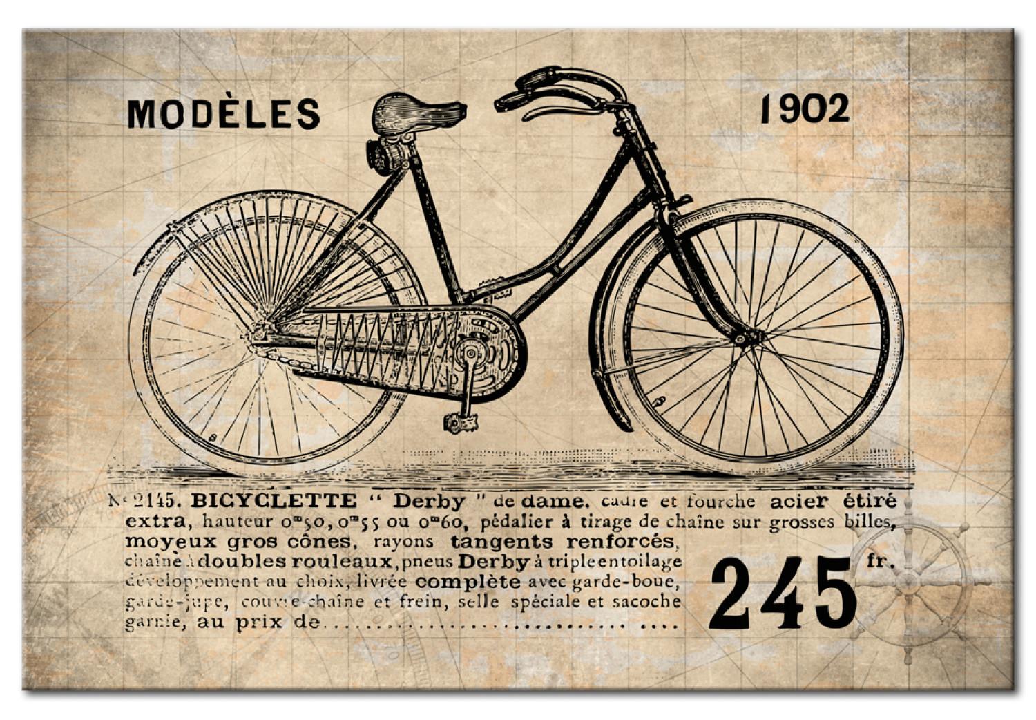 Canvas N° 1245 - Bicyclette 