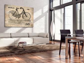 Canvas N° 1245 - Bicyclette 