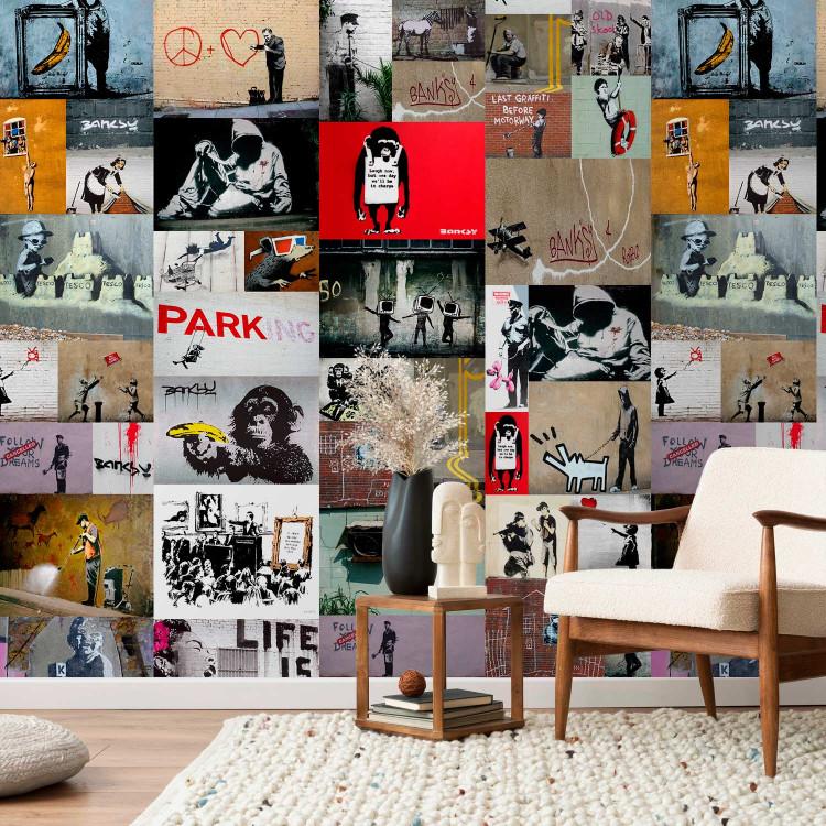 Banksy - a collage