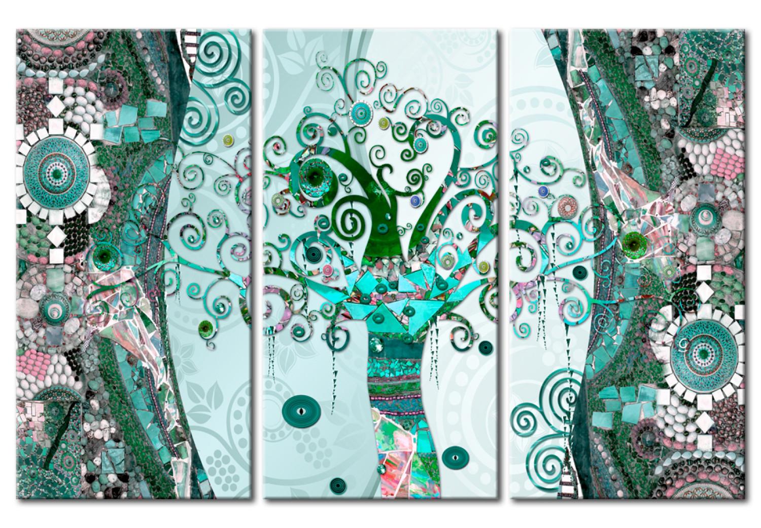 Acrylic Print Emerald Tree [Glass]