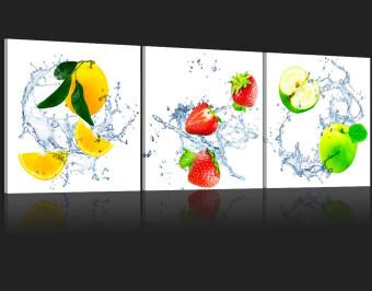 Acrylic Print Dancing Fruit [Glass]