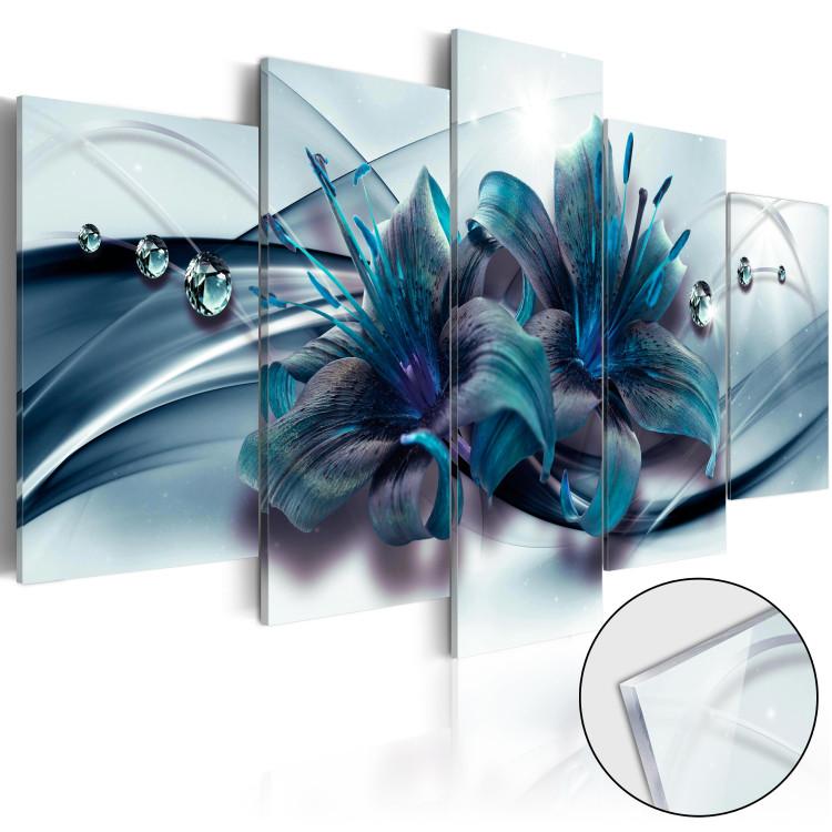 Acrylic Print  Blue Lily [Glass]