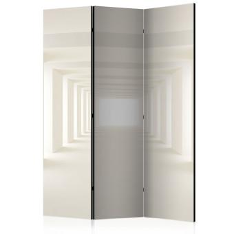 Room Divider Towards the Light - abstract bright corridor with a 3D illusion motif