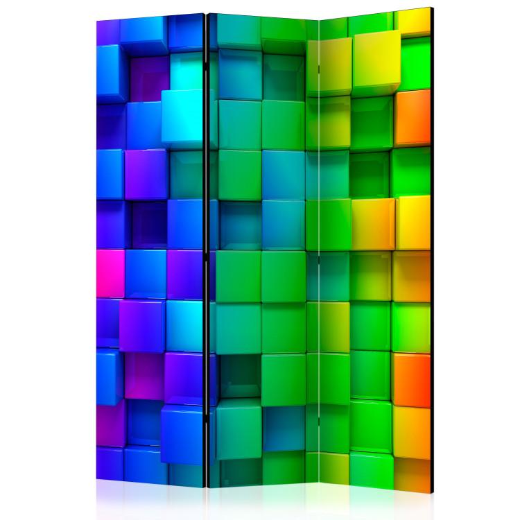 Room Divider Colourful Cubes [Room Dividers]