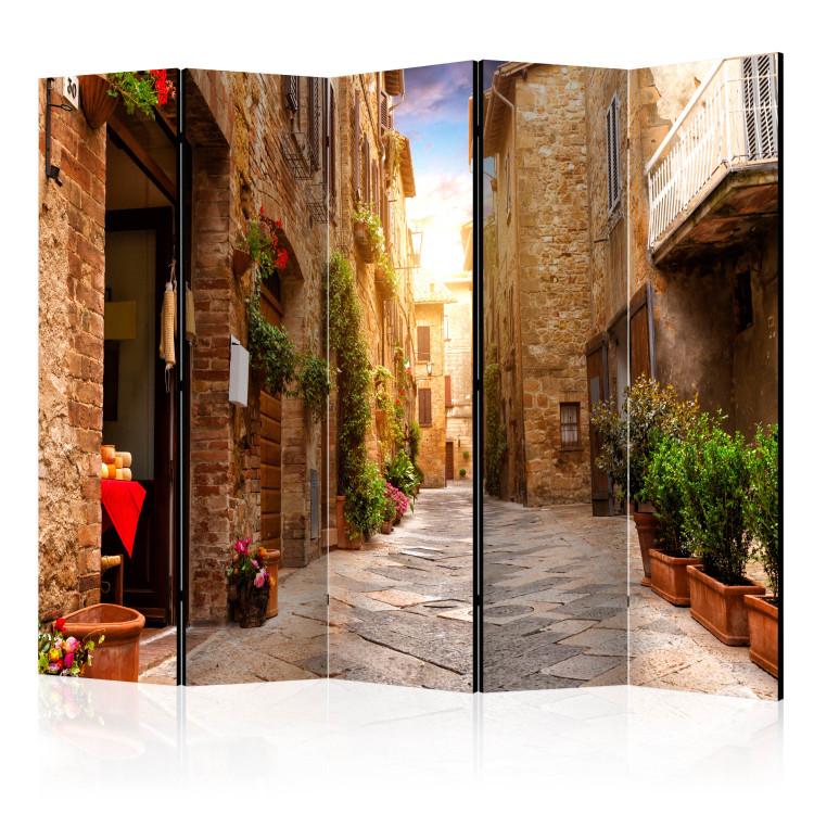 Room Divider Colourful Street in Tuscany II [Room Dividers]