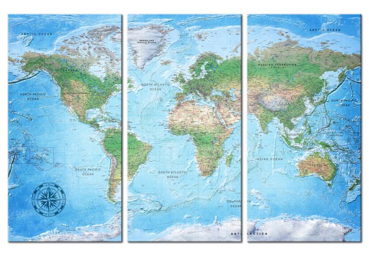 Canvas Print Traditional Cartography II
