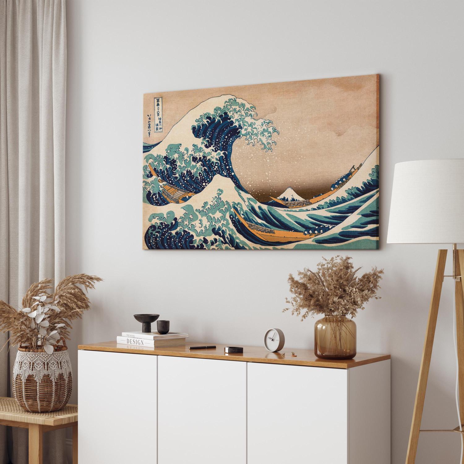 Canvas The Great Wave off Kanagawa (Reproduction)