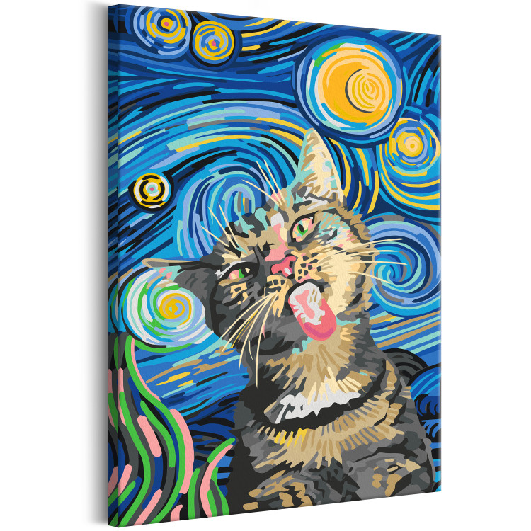 Paint by Number Kit Freaky Cat 135200 additionalImage 6