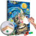 Paint by Number Kit Freaky Cat 135200