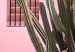 Poster Miami Cactus - A Pink Holiday Home Against a Blue Sky and Light 144500 additionalThumb 8