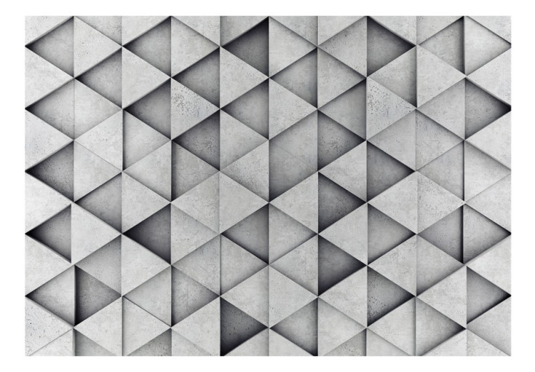 Wall Mural Grey Triangles 91900 additionalImage 1