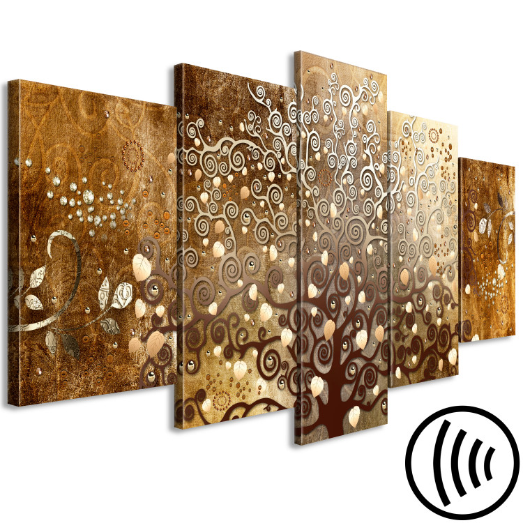Canvas Falling Leaves (5 Parts) Wide 108310 additionalImage 6