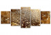 Canvas Falling Leaves (5 Parts) Wide 108310