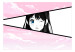 Wall Mural Manga Style Girl - Comic Book Character Against a Pink Sky Background 145510 additionalThumb 1