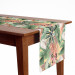 Table Runner Rainforest flora - a floral pattern with white flowers and leaves 147210 additionalThumb 3