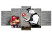 Canvas Super Mario Mushroom Cop (Banksy) 94910
