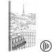 Canvas Drawn panorama of Paris - city landscape and the Eiffel Tower graphic 123820 additionalThumb 6