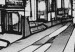 Poster Street in Japan - Asian Style Black and White City Architecture 145520 additionalThumb 2