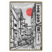 Poster Street in Japan - Asian Style Black and White City Architecture 145520 additionalThumb 18