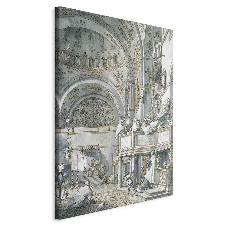 Canvas The Choir Singing in St. Mark's Basilica, Venice 158720 additionalImage 2