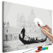 Paint by Number Kit Black and White Venice 134630 additionalThumb 3