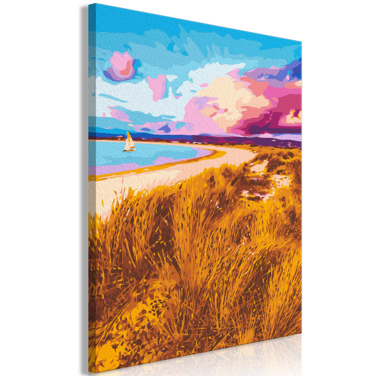 Paint by Number Kit Golden Grasses - Ionian Sea Beach, Pink Clouds and a Sailboat 144530 additionalImage 5