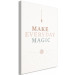 Canvas Everyday Magic - Motivating Inscription in Soft Shades 146030 additionalThumb 2