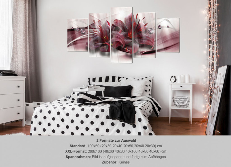 Acrylic Print Pink Lily [Glass] 93730 additionalImage 6
