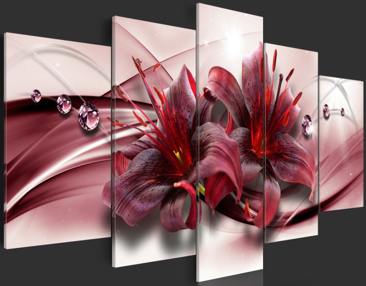 Acrylic Print Pink Lily [Glass] 93730 additionalImage 4