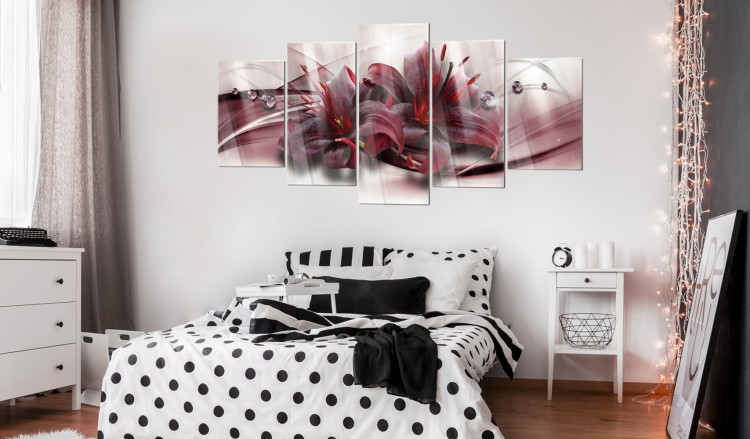 Acrylic Print Pink Lily [Glass] 93730 additionalImage 3
