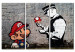 Canvas Super Mario Mushroom Cop by Banksy 94330