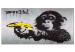 Large Canvas Monkey with Banana Gun by Banksy II [Large Format] 128540