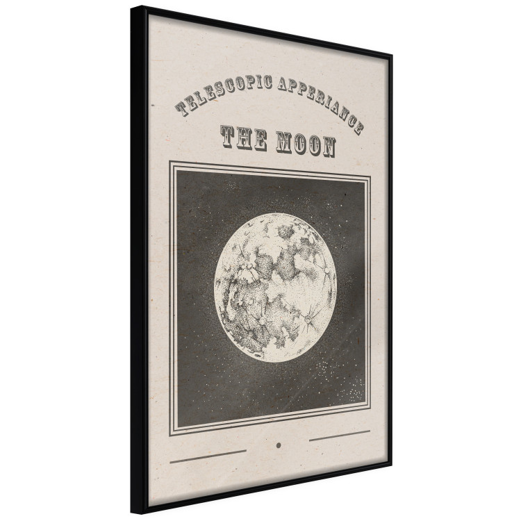 Poster Moon View - Illustration Stylized as an Old Engraving From the Album 146140 additionalImage 5